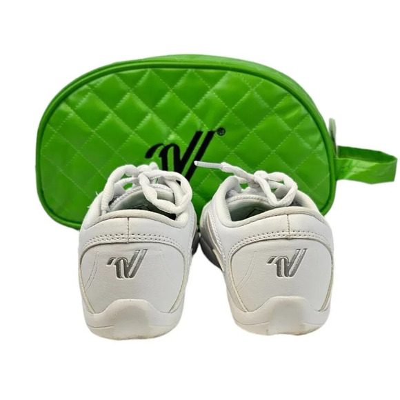 Varsity A41 Girls Cheerleading Shoes  Size 2Y White Flexible Cheer - Picture 3 of 11